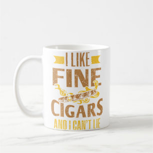 Zigarre für Männer Zigarrenraucher Ich mag feine Z Kaffeetasse