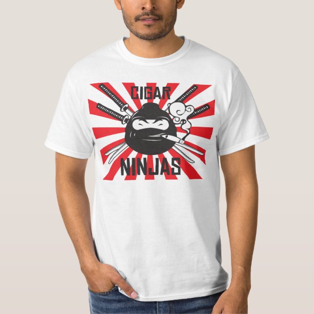Zigarre Ninja Shirt (Vorderseite)