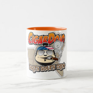Zigarredojo-schmutzige SüdCrew-Tasse Zweifarbige Tasse