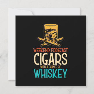 Zigarren am Wochenende mit Whiskey-Chance Einladung
