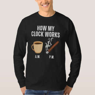 Zigarren rauchen Tabakrauch Zigarettenraucher Kaff T-Shirt