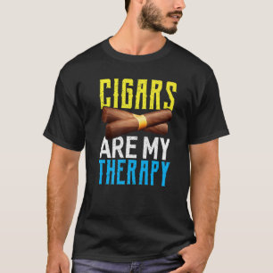 Zigarren sind meine Therapie Lustige Zigarre Premi T-Shirt