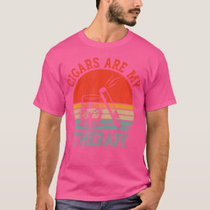Zigarren Sind Meine Therapie Zigarrenliebhaber Zig T-Shirt