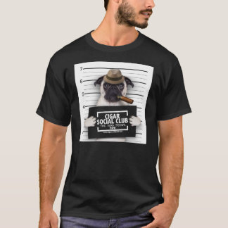 ZIGARREN-SOZIALverein (SCHWARZES) T-Shirt