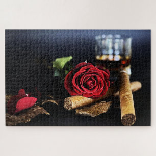 Zigarren und Rose