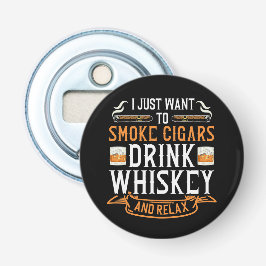 Zigarren und Whiskey Quotiflaschenöffner Flaschenöffner