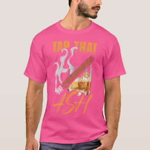 Zigarren- und Whisky-Raucher-Stich T-Shirt