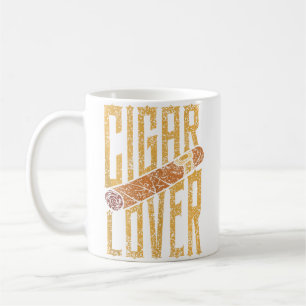 Zigarrenliebhaber Zigarren Rauch Rauchen Kaffeetasse