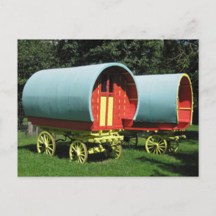 Zigeuner-Wohnwagen-Postkarten Postkarte