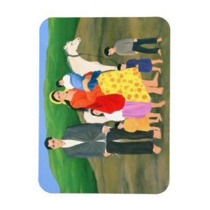 Zigeunerfamilie 1986 magnet