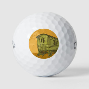Zigeunerkarawanenwagen Golfball
