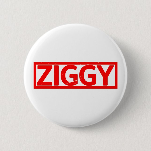 Ziggy Briefmarke Button (Vorderseite)