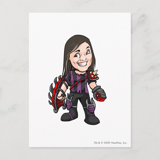 Ziggytron Darigan Citadel Mitarbeiter Player Postkarte (Vorderseite)