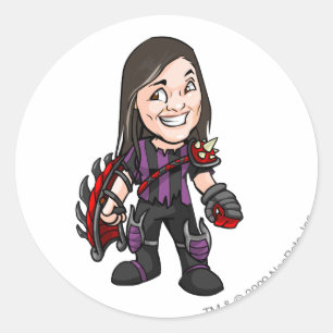 Ziggytron Darigan Citadel Mitarbeiter Player Runder Aufkleber