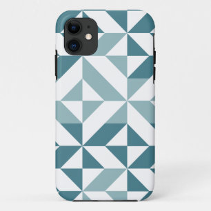 ZigZag, aquamarin-grün-zweiteilig, geometrisch Case-Mate iPhone Hülle