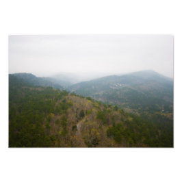 Zigzag Berge, Hot Springs NP, Arkansas Fotodruck