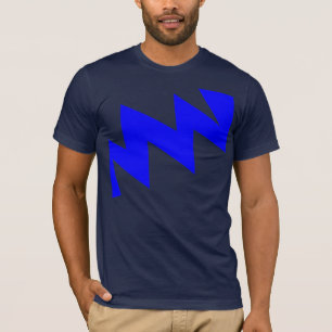 ZigZag - blau T-Shirt