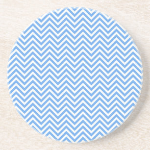 Zigzag Blue Zickzack Pattern Untersetzer