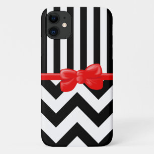 Zigzag, Chevron, Stripes, Black and White Case-Mate iPhone Hülle