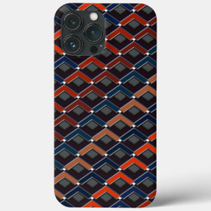 Zigzag coloré Karo-step Coque-Mate coque iphone
