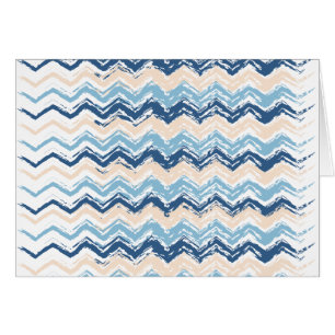 Zigzag de griffonnage de bord de la mer