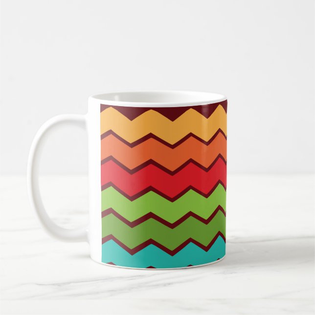 Zigzag der 1970er kaffeetasse (Links)