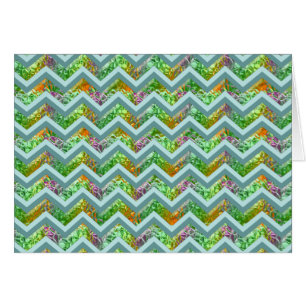 Zigzag en verre souillé