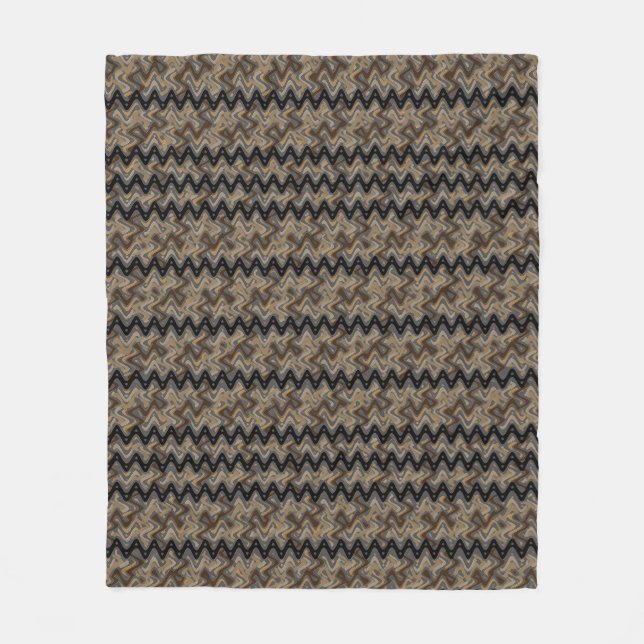Zigzag Fleece Blanket (Vorderseite)