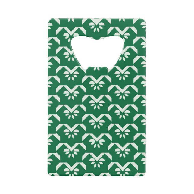 Zigzag floral vert (Devant)