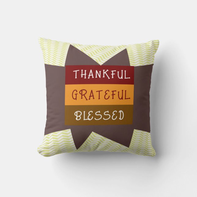 Zigzag gelb kissen (Vorderseite)