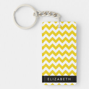 Zigzag Jaune, Chevron Jaune, Votre Nom