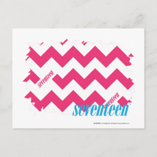 ZigZag Magenta Postkarte