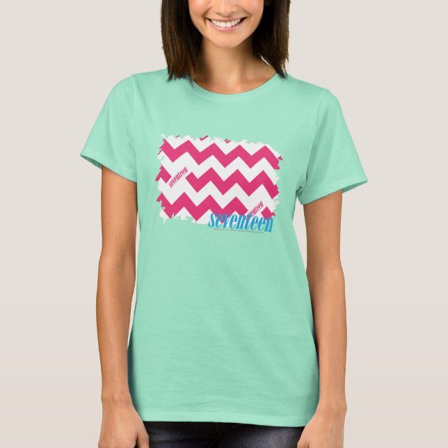 ZigZag Magenta T-Shirt (Vorderseite)