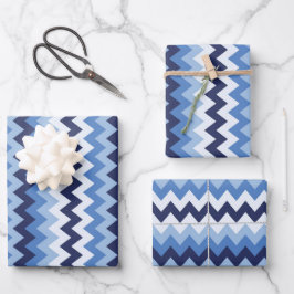 Zigzag Muster 1 Geschenkpapier Set