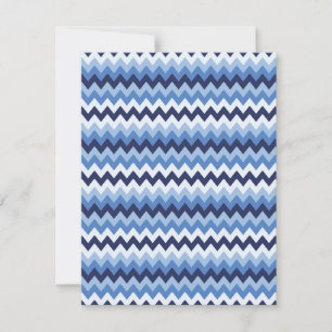 Zigzag Muster 1 Mitteilungskarte