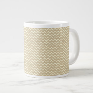 Zigzag-Muster Jumbo-Tasse