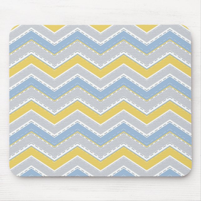 Zigzag-Muster Mousepad (Vorne)