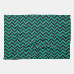 ZIGZAG-Muster - schwarz + Ihr Hintergrund und Ihre Handtuch