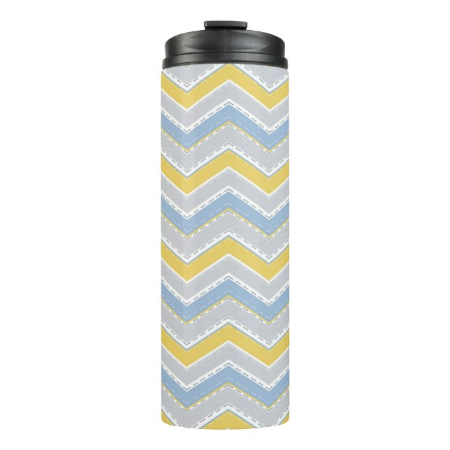 Zigzag-Muster Thermosbecher (Vorderseite)