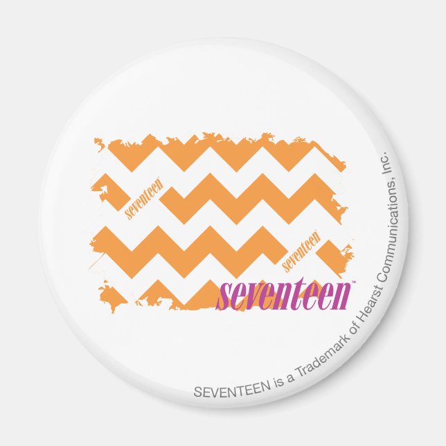 ZigZag Orange 4 Magnet (Vorne)