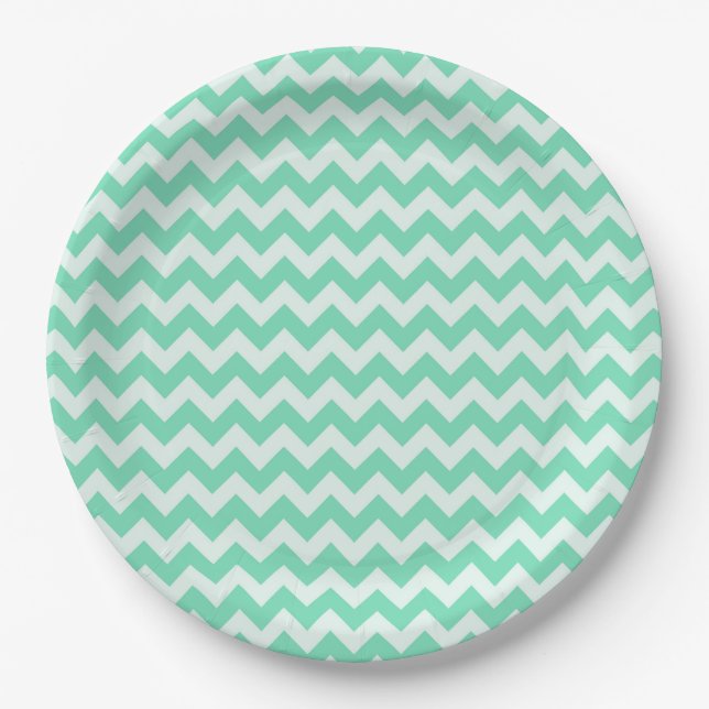 Zigzag Pappteller (Vorderseite)