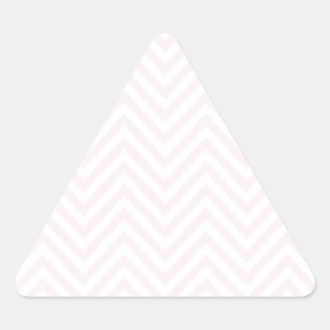 ZigZag personalizable Muster Hintergrundvorlage Dreieckiger Aufkleber (Vorderseite)