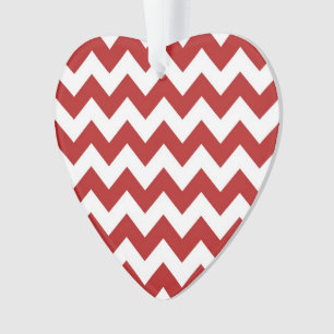 Zigzag rouge et blanc