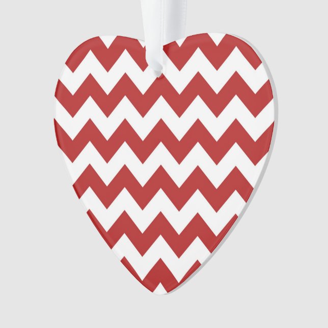 Zigzag rouge et blanc (devant)
