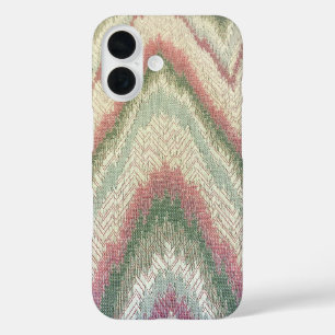 Zigzag Textile iPhone 16 Hülle