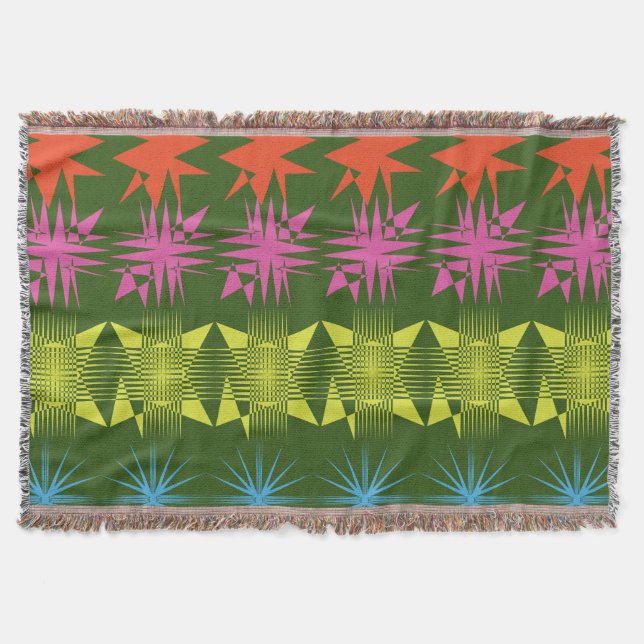 Zigzag Throw Blanket Decke (Vorderseite)