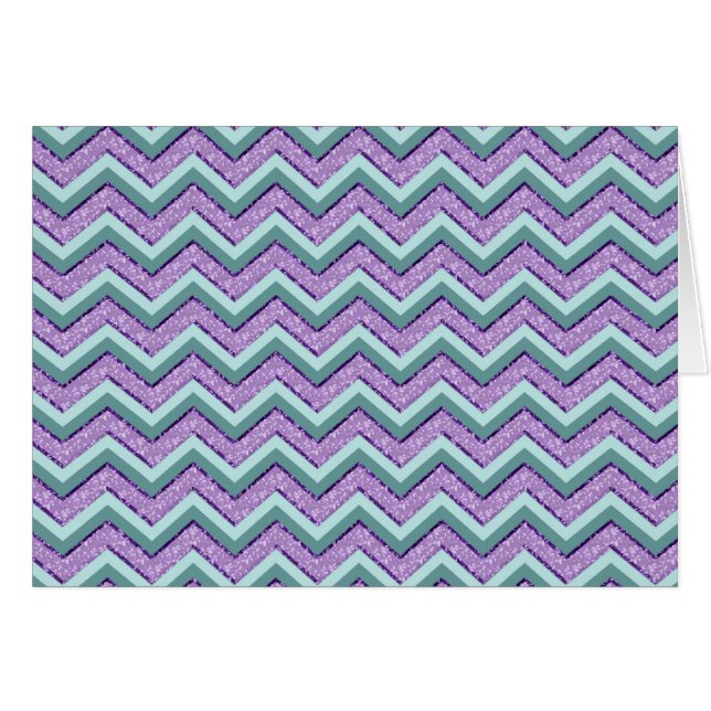 ZigZag turquoise et Améthyste (Devant horizontal)