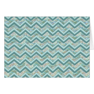 Zigzag turquoise nacré