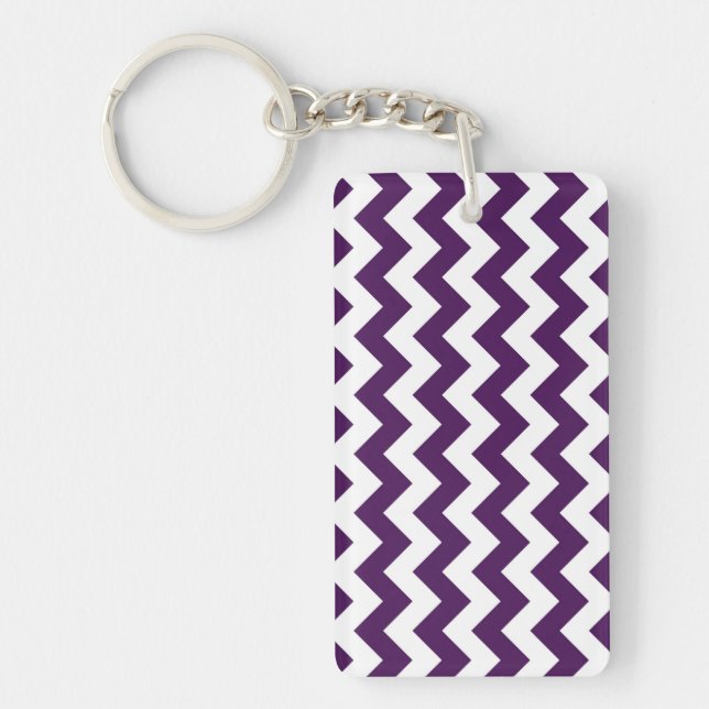 Zigzag violet et blanc (Devant)