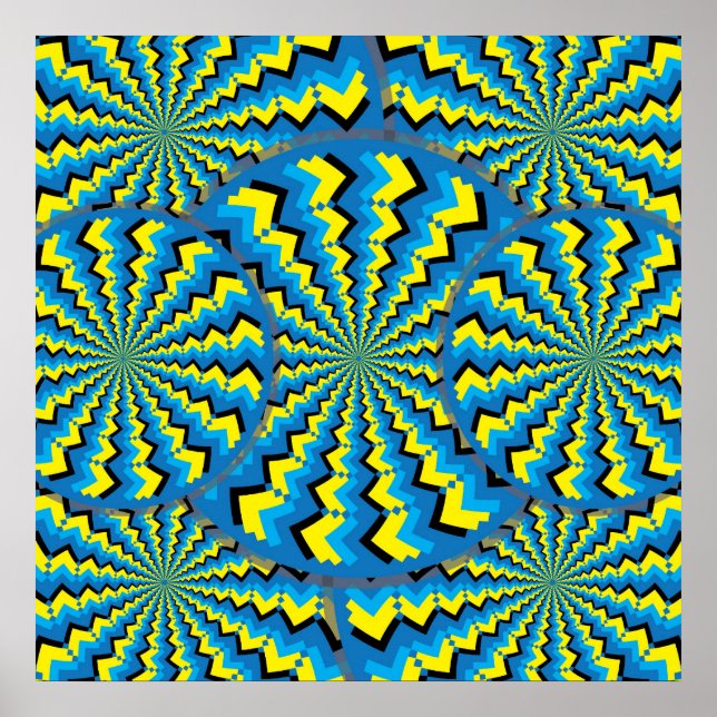 Zigzag Wheelies Poster (Vorne)